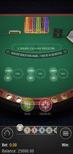 batery win casino table games