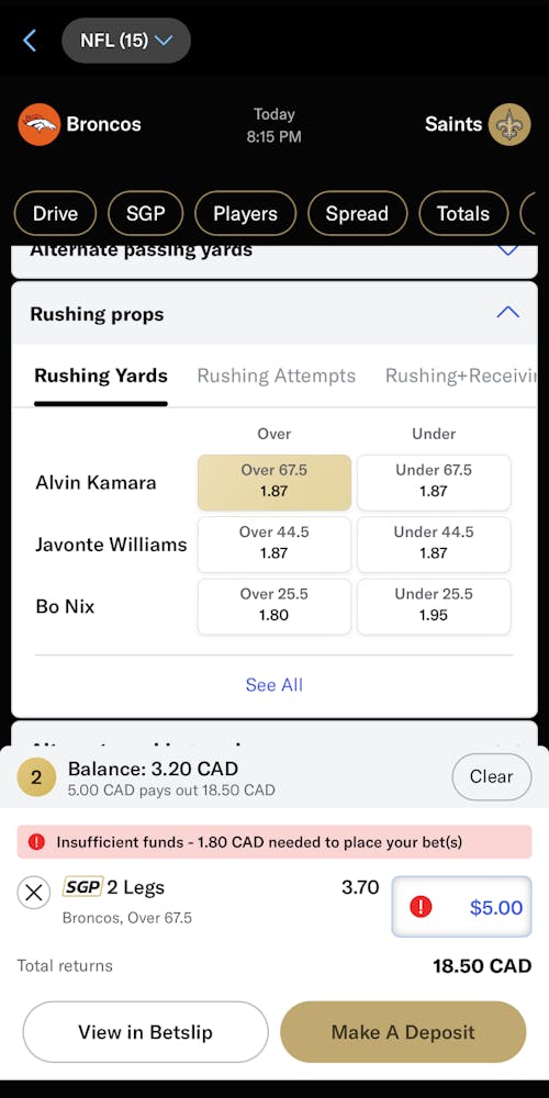 betmgm betslip step 3