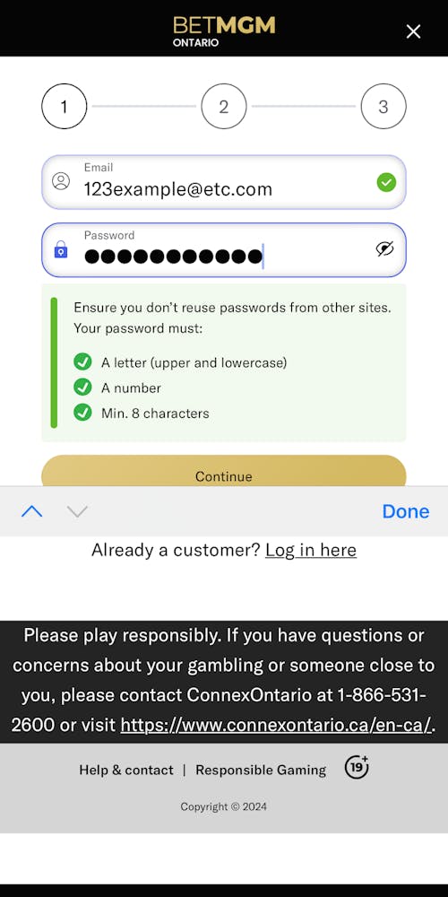 how to register at betmgm step 1