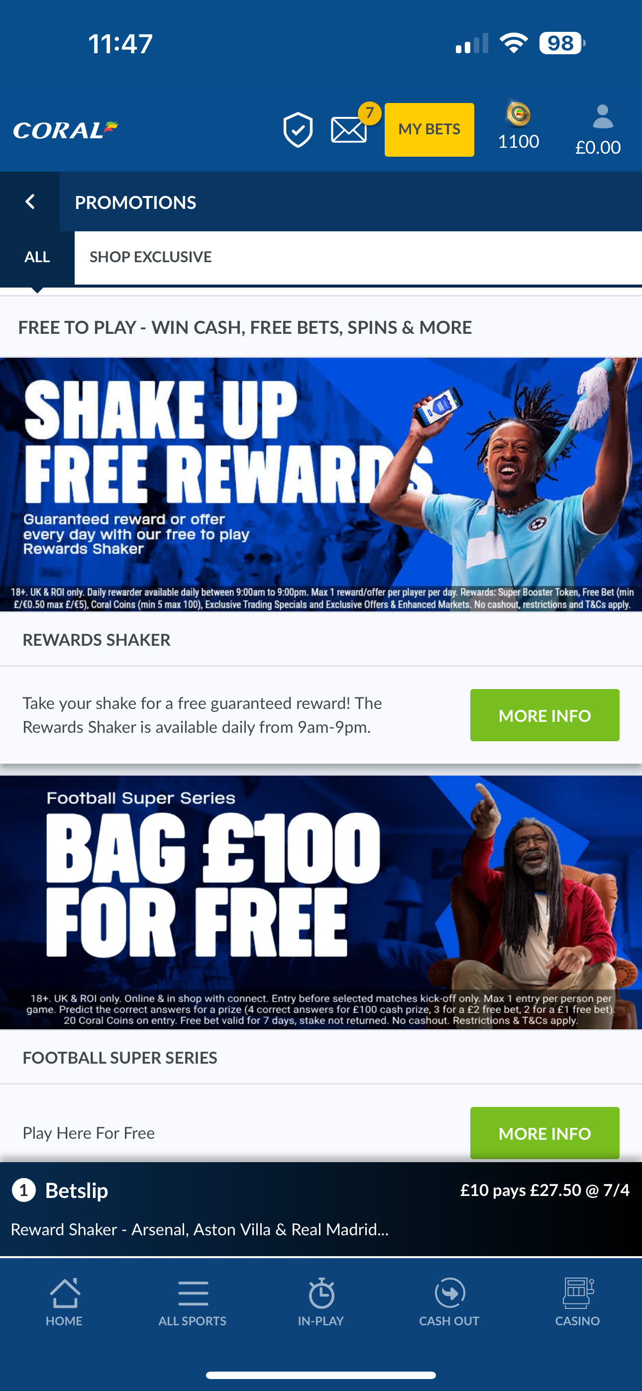 Coral Rewards Shaker 2 (UK)