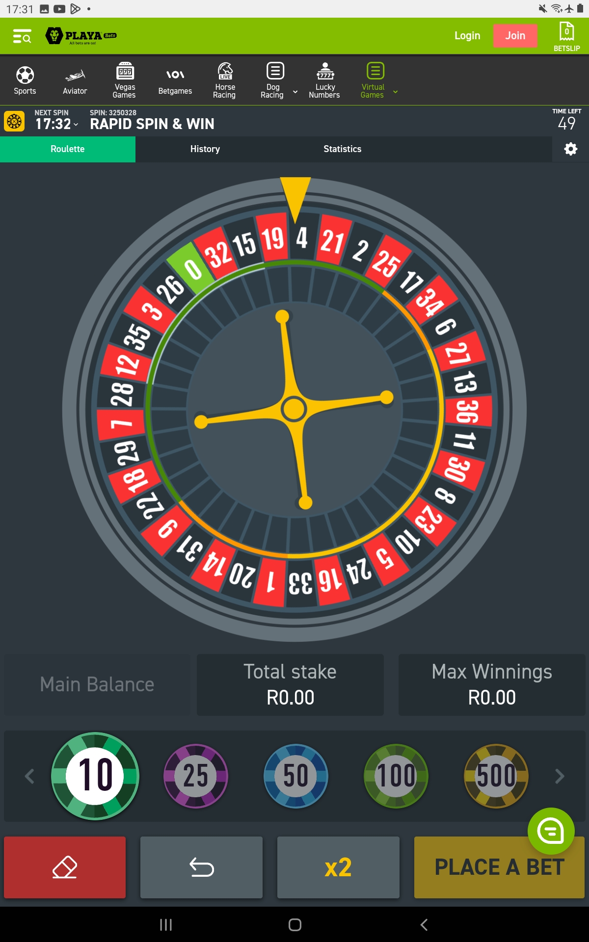 Playabets Android App6