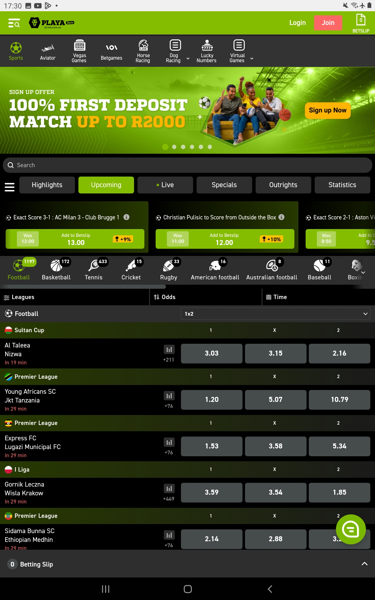 Playabets Android App2