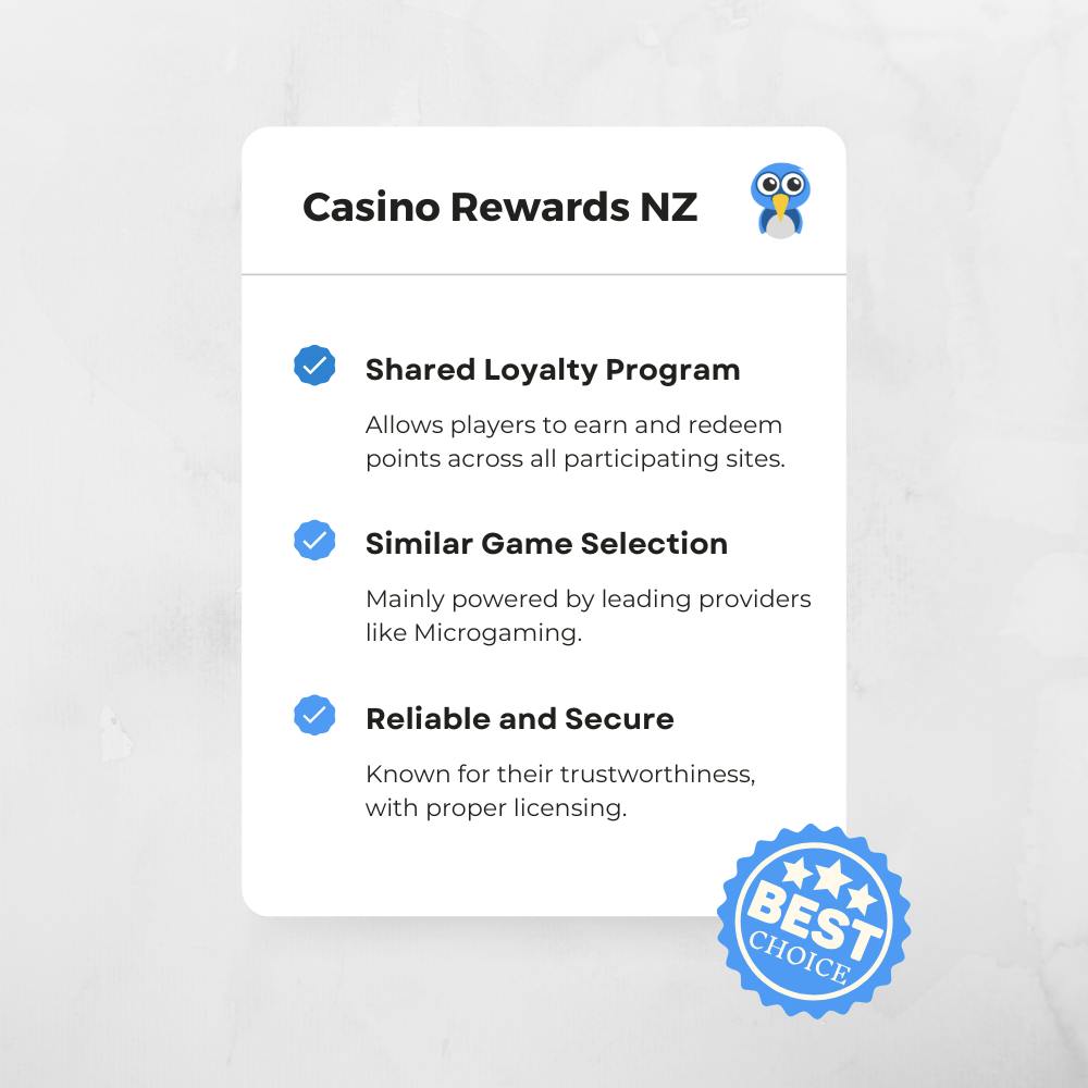 casino rewards comparison nz