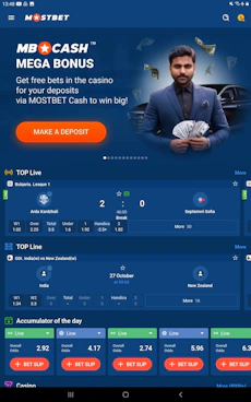 Mostbet India Android App2