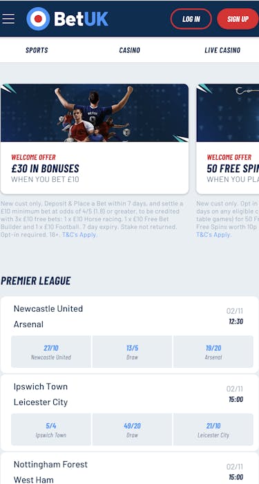 BetUK app (UK)