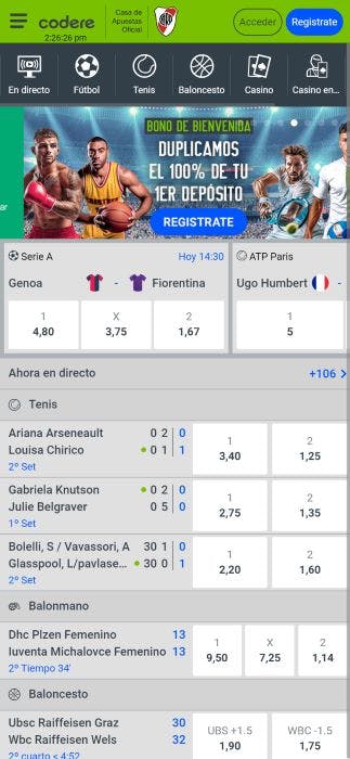 Codere Argentina Deportes