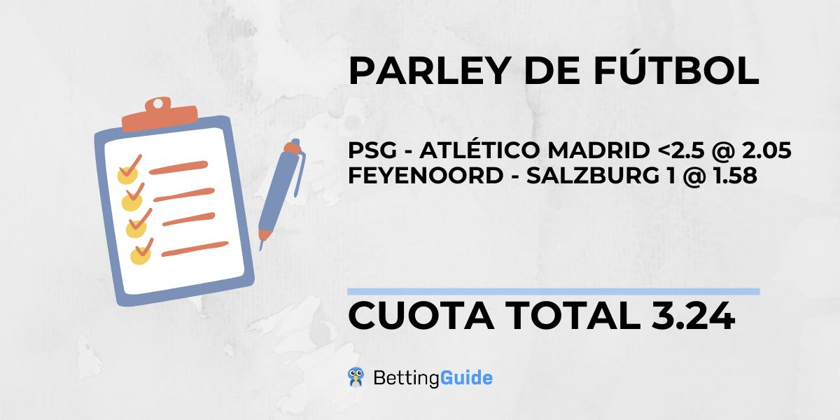 Parley de fútbol champions 6 noviembre 2024