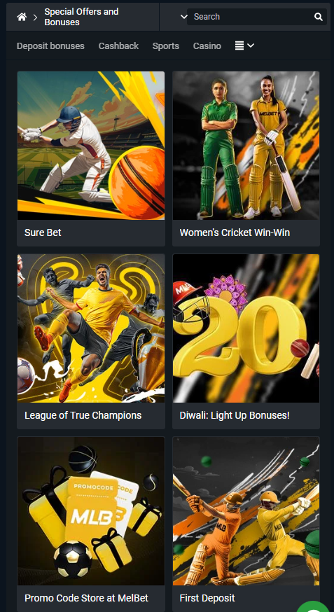 MelBet promotions India