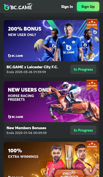 BC Game promotions India