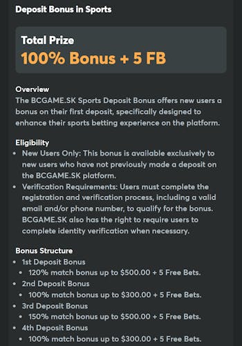 BC.Game sports offer India