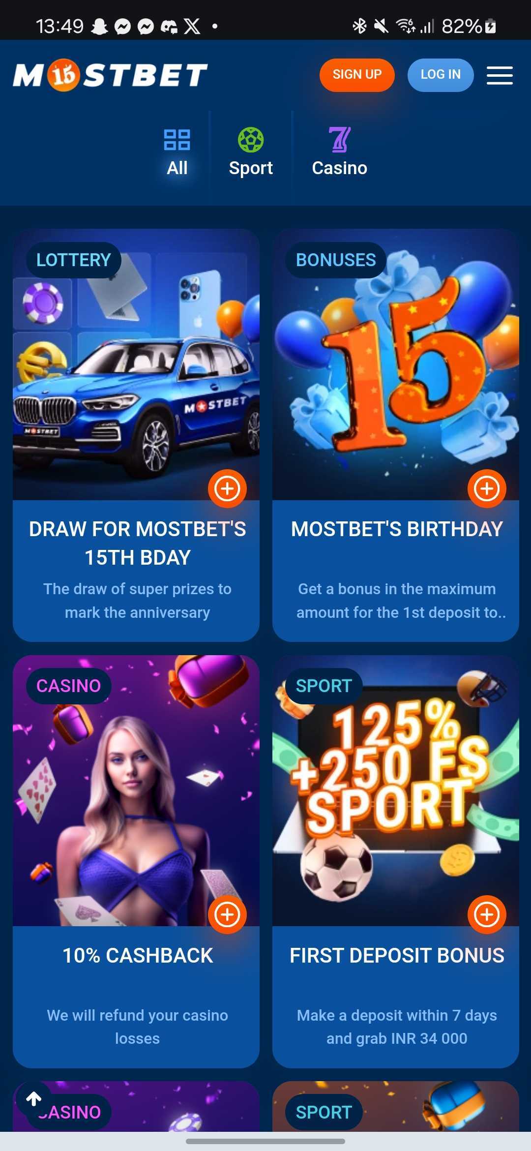 MostBet promotions India
