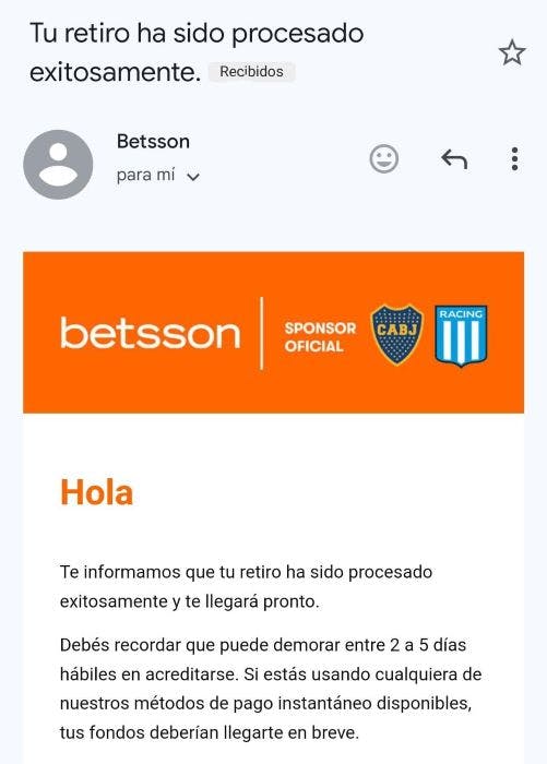 Betsson Argentina retiro