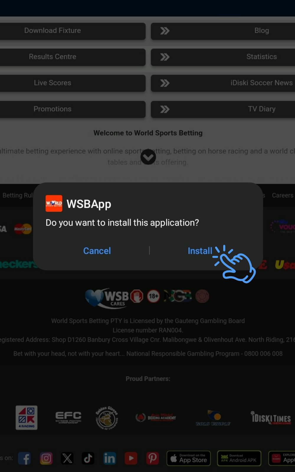 How to Download WS App APK Step 9