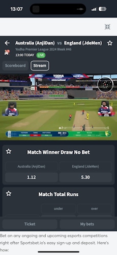 Sportsbet.io App iOS 3