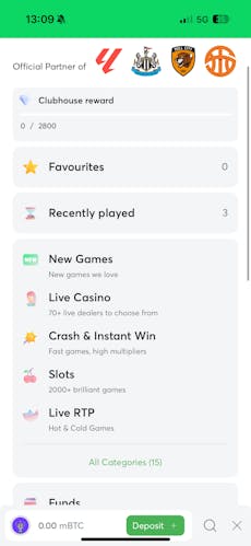 Sportsbet.io App iOS 7