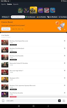 Sportsbet.io App Android 3