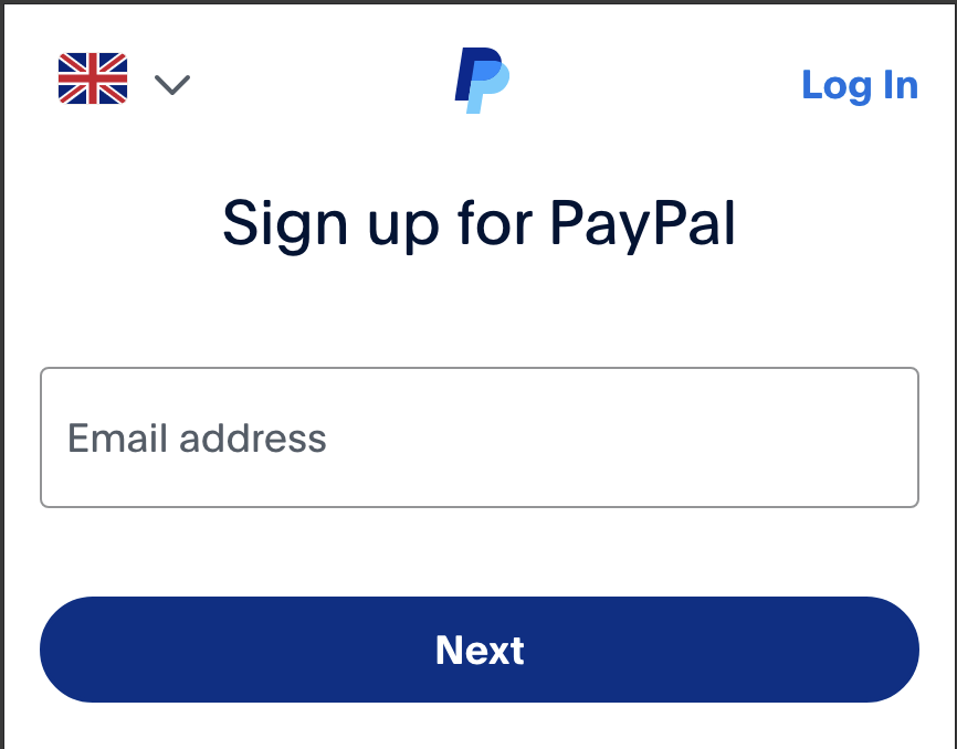 PayPal Signup 3 (UK)