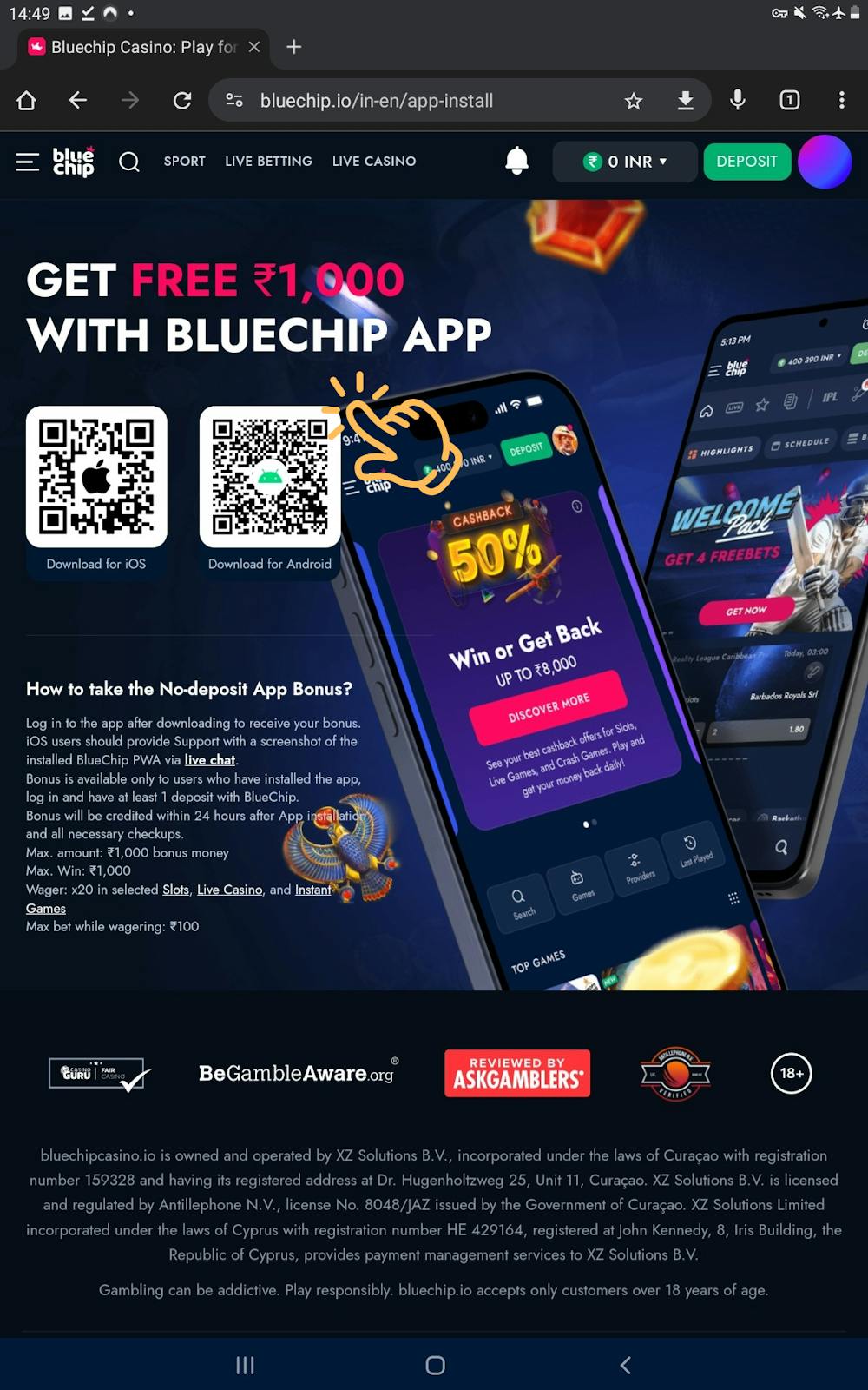 How to Install BlueChip App Android Step 8