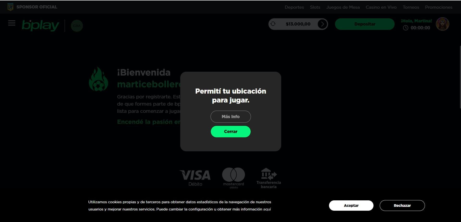 Permite acceso a tu ubicación