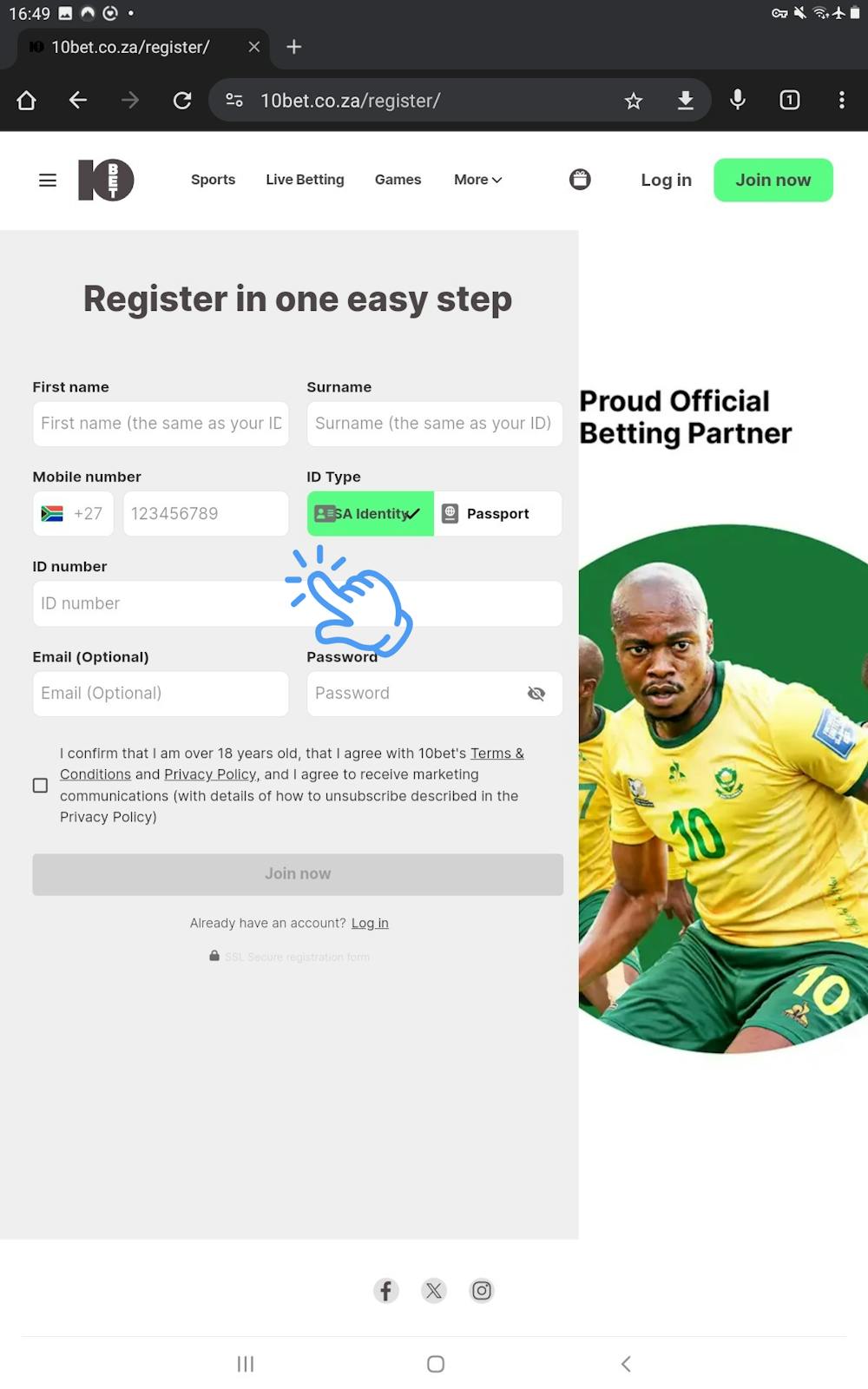 How to Install 10bet App Android Step 6