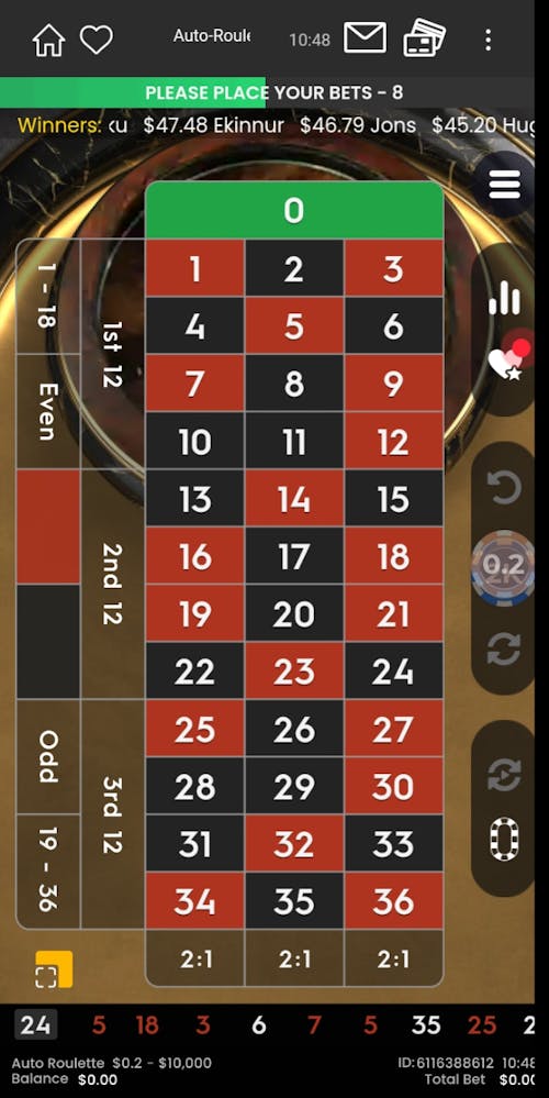 live casino testing euro palace