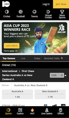 10Cric app cricket betting