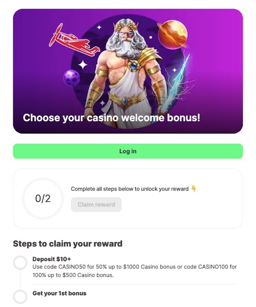 10bet casino welcome bonus
