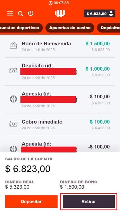 Betwarrior Argentina Retiro 1