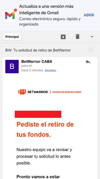 Betwarrior Argentina Retiro 3