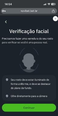 Novibet Brasil verificaçao 3