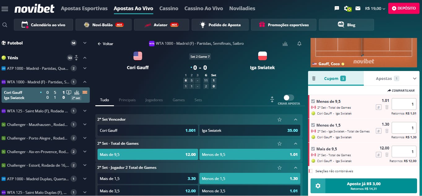 Novibet Brasil apostas parlay