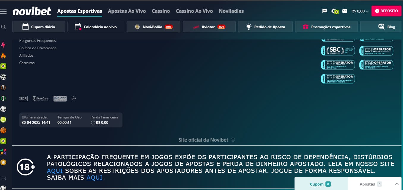 Novibet Brasil pagamento