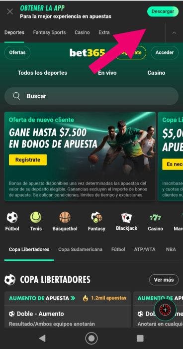 bet365 argentina app