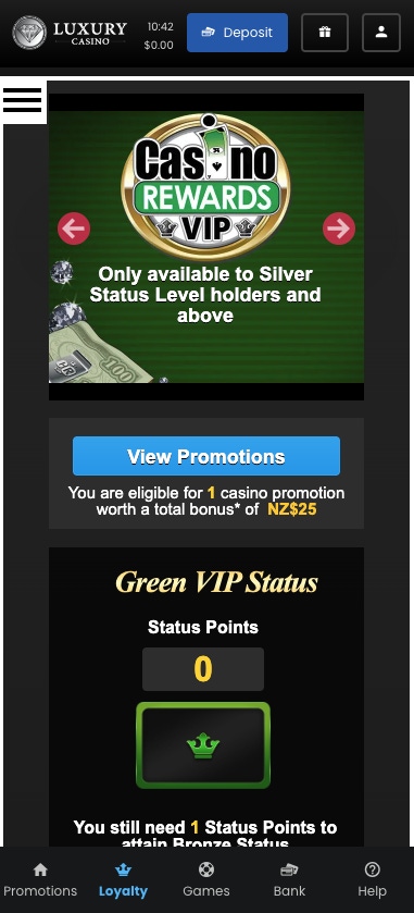 luxury casino promotions