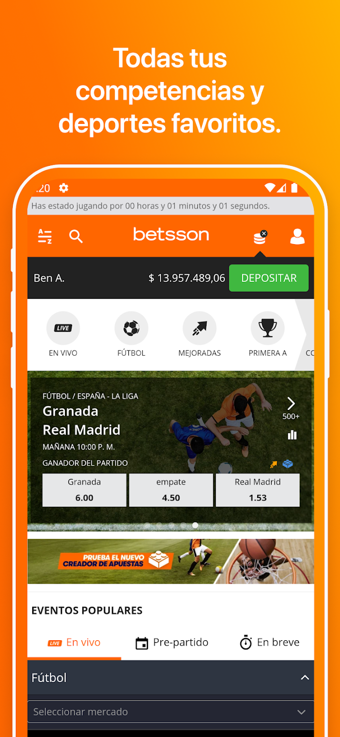 betsson app Argentina 3