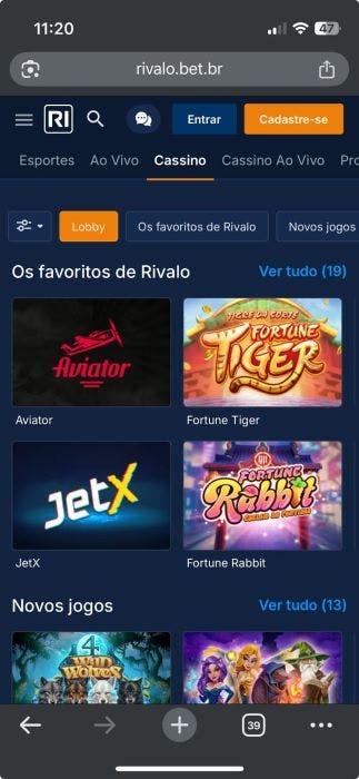 Rivalo Brasil - Aviator