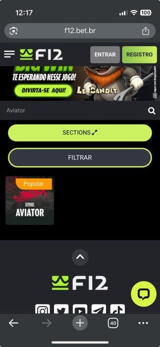 F12bet Brasil - Aviator