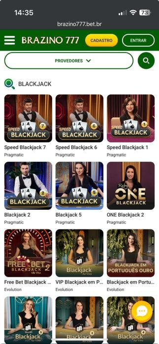Brazino777 Brasil blackjack