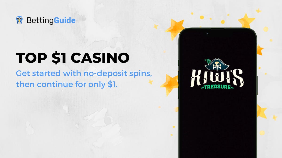 kiwis teasure 1 dollar deposit