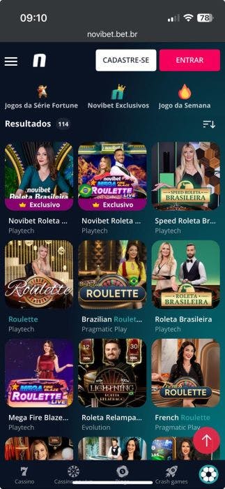 Novibet roleta