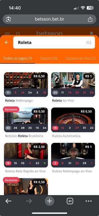 Betsson roleta