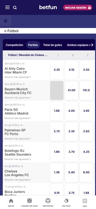 Betfun - Mundial de Futbol
