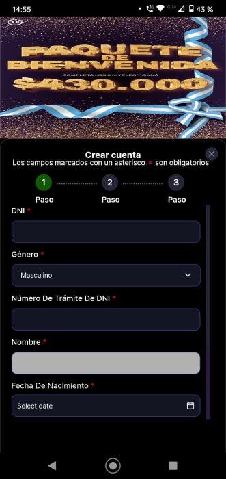 Easybet registro 2