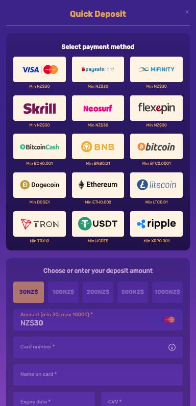 lets lucky casino payment methods