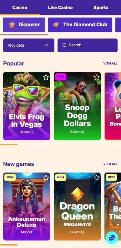 lets lucky game categories