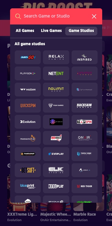 big boost game studios search 