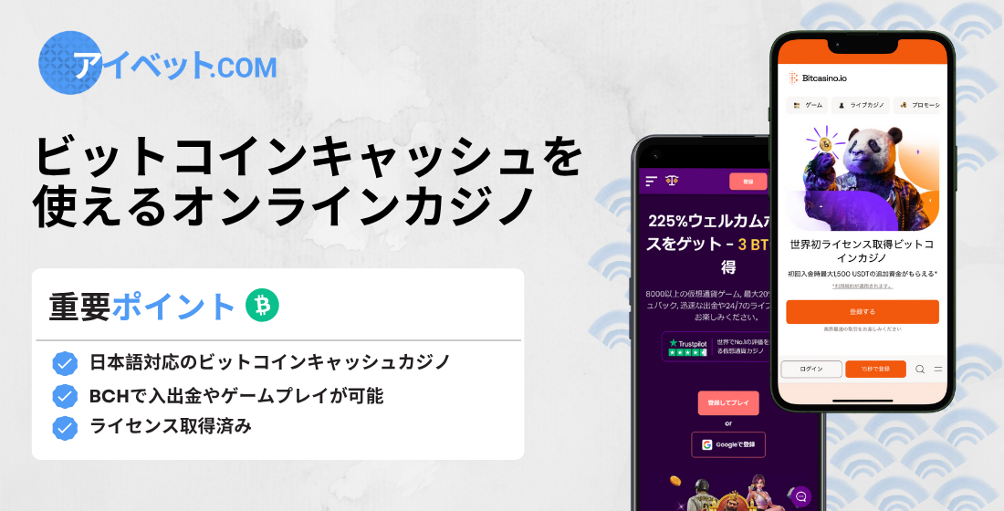 ビットコインキャッシュで入金できるオンラインカジノ (2026)