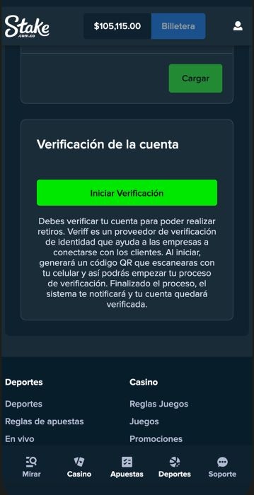 Stake Colombia VERIFICACIÓN 1