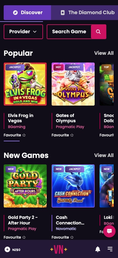 vegas casino pokies lobby preview