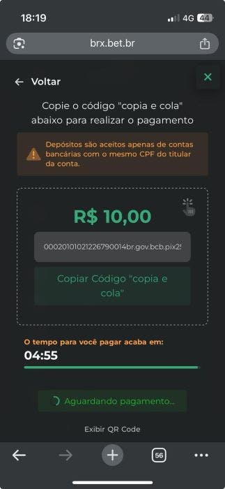 BRX depositar 2